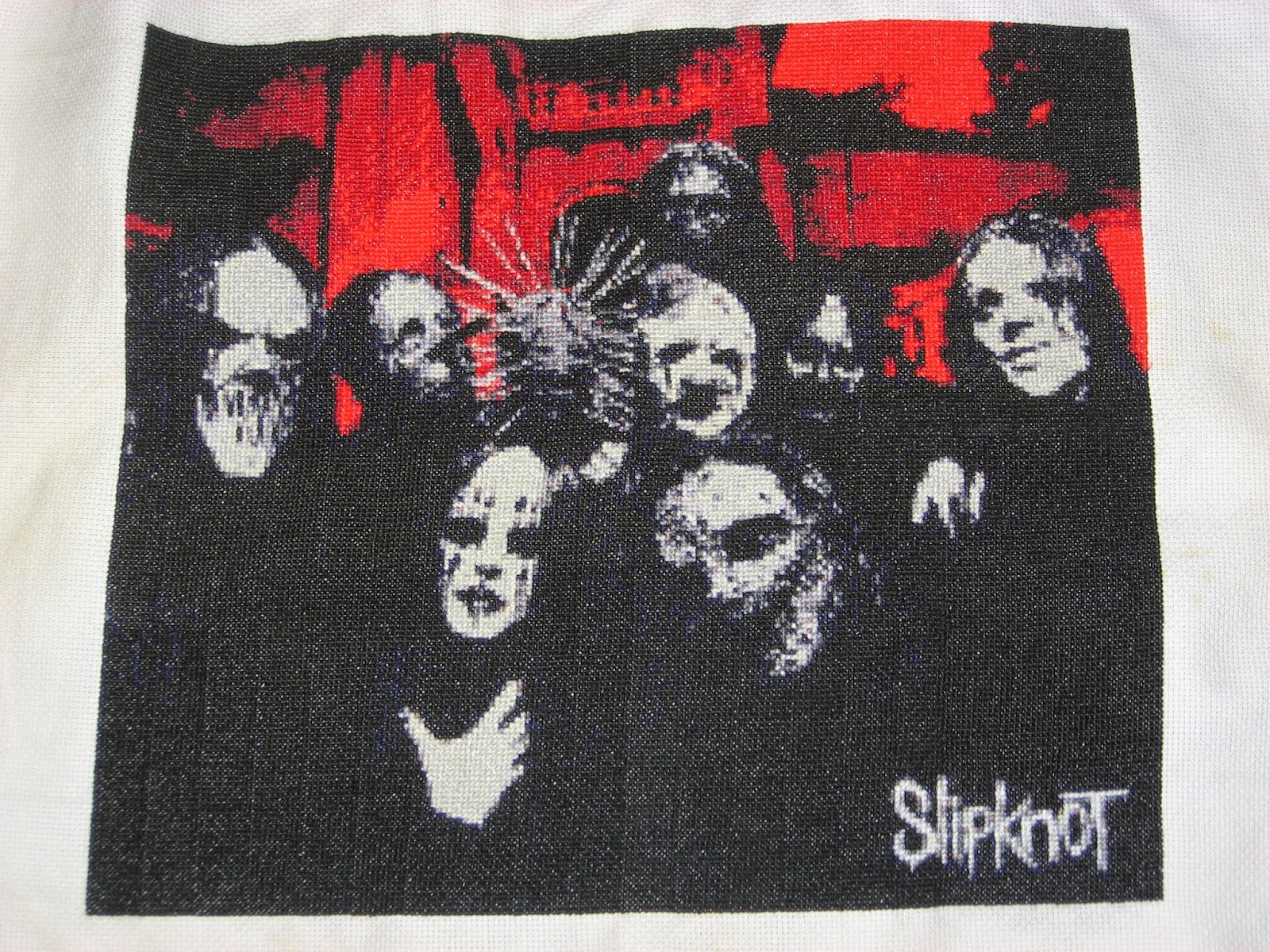 Slipknot Embroidery Sampler